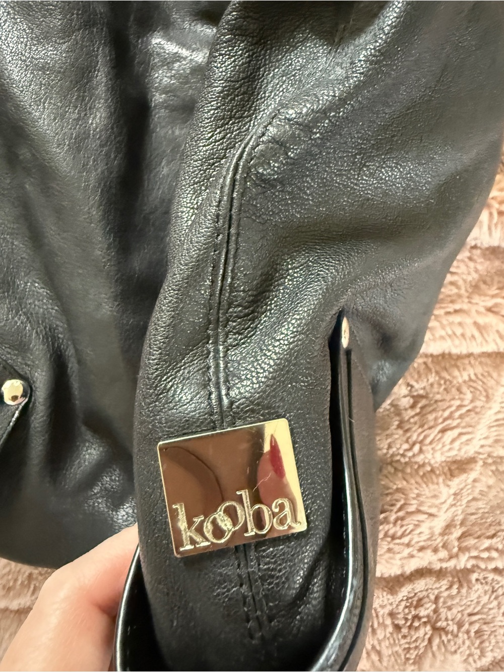 Kooba Black Leather Purse - Picture 2 of 7